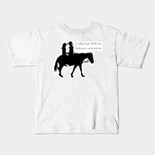 Hell or Highwater - Zach Bryan Kids T-Shirt